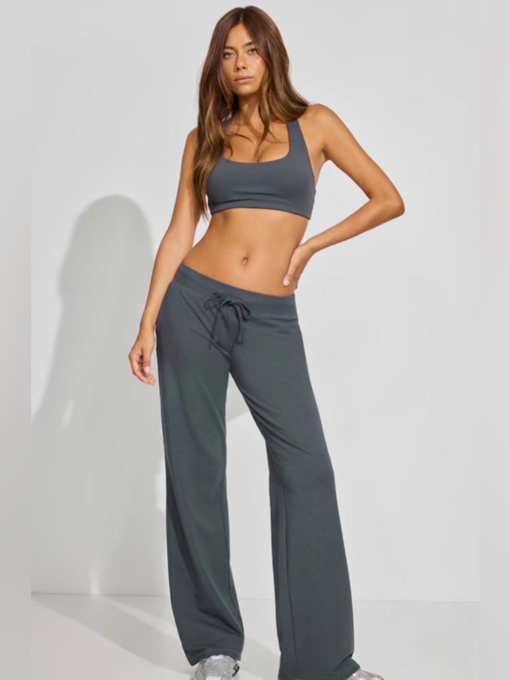 Garage Snatch Booty Terry Pants in Burnt Ash Grey NWOT